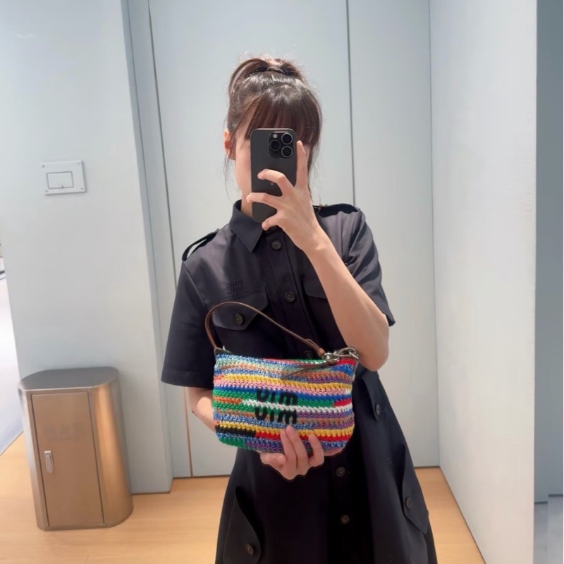Miu Miu (5NE841) 編織 Tote-4