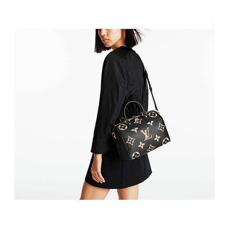 LOUIS VUITTON Speedy Bandoulière 25 雙色 M58947-14