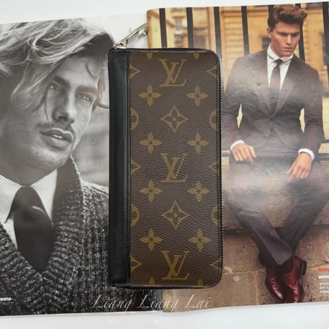 LOUIS VUITTON LV Monogram 老花拉鏈長夾