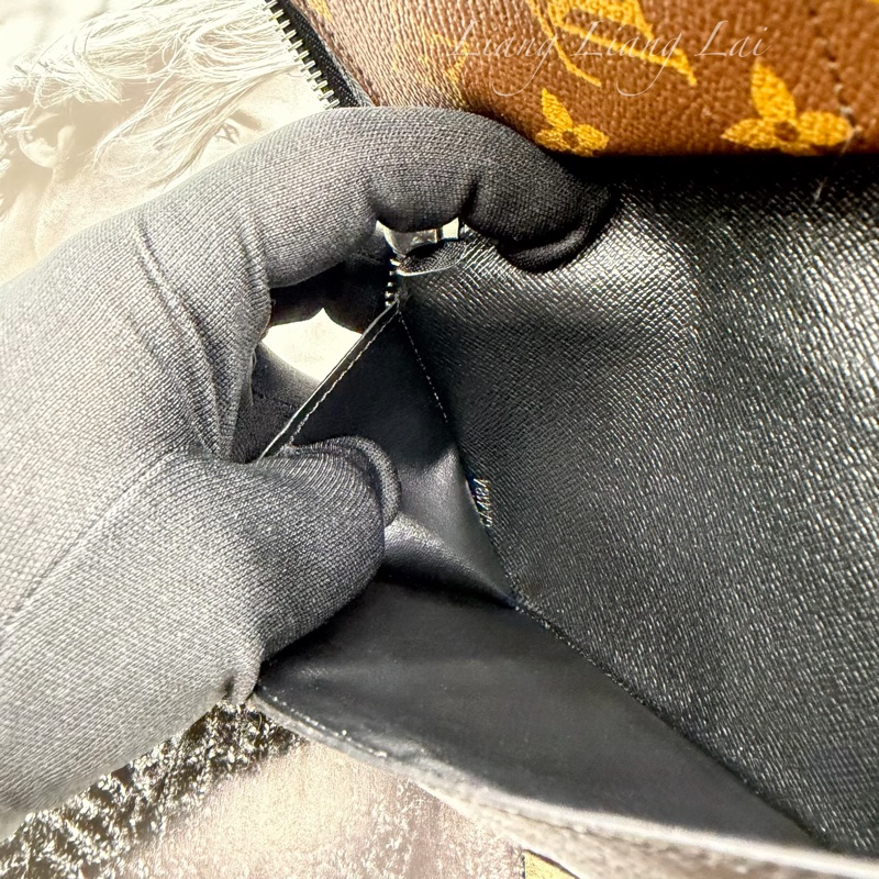 LOUIS VUITTON LV Monogram 老花拉鏈長夾-3