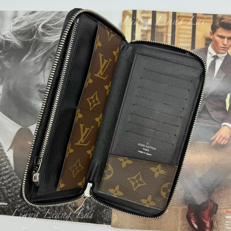 LOUIS VUITTON LV Monogram 老花拉鏈長夾-7