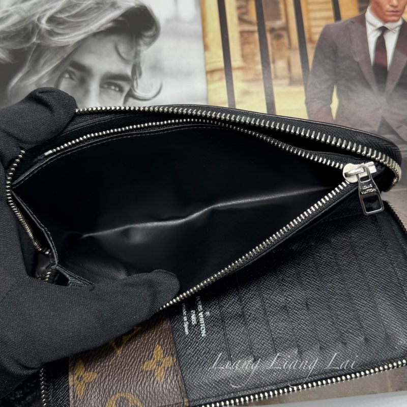 LOUIS VUITTON LV Monogram 老花拉鏈長夾-9