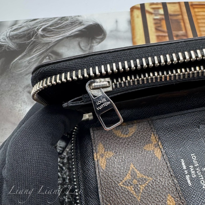 LOUIS VUITTON LV Monogram 老花拉鏈長夾-10