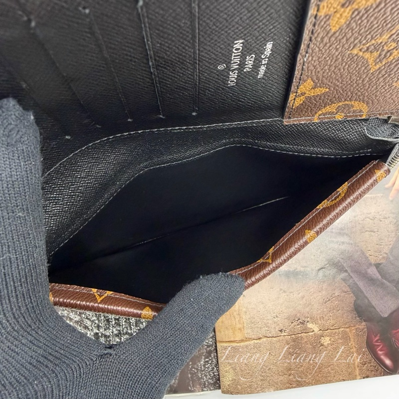 LOUIS VUITTON LV Monogram 老花拉鏈長夾-12