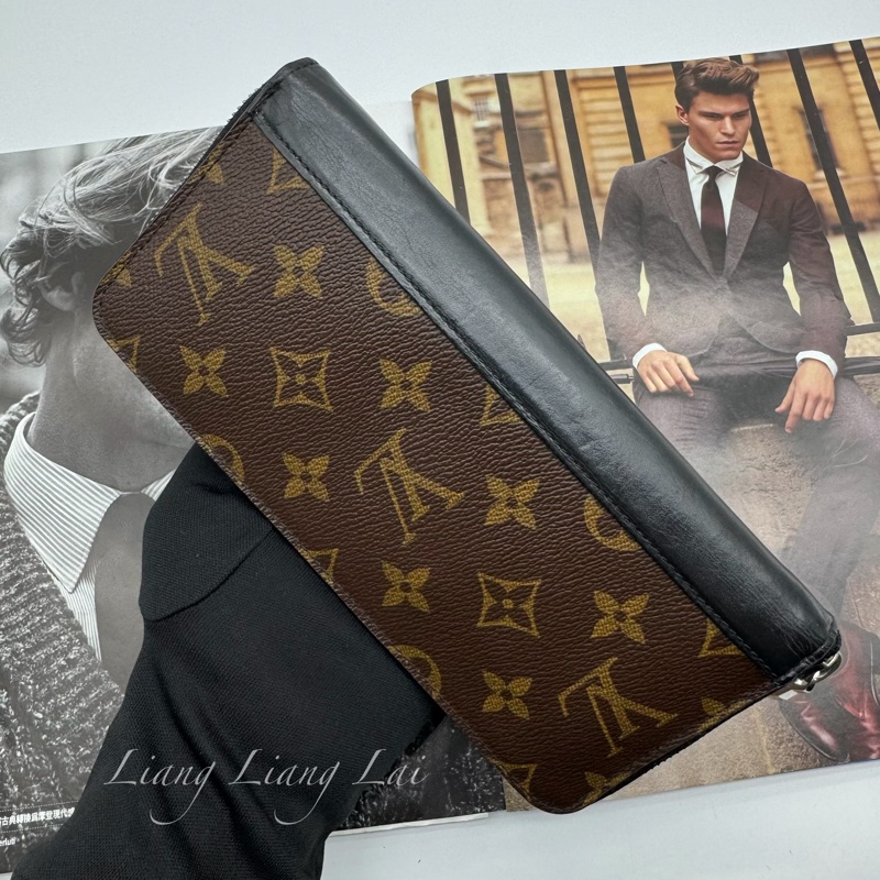 LOUIS VUITTON LV Monogram 老花拉鏈長夾-18
