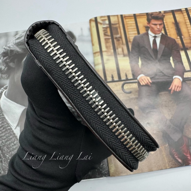 LOUIS VUITTON LV Monogram 老花拉鏈長夾-22