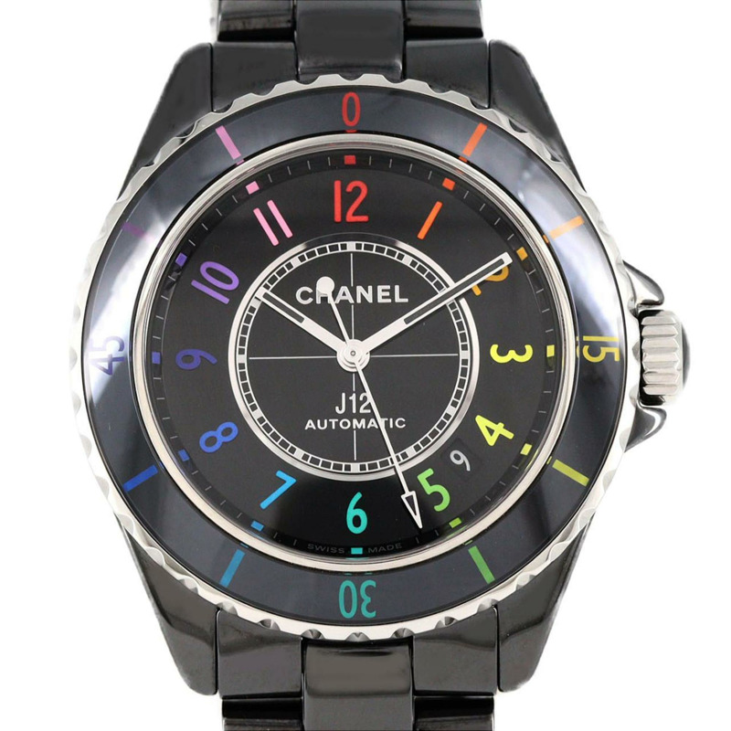 香奈兒 J12 Electro Caliber 12.1 限量版 H7122 陶瓷自動腕錶-0