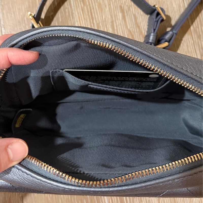 Chanel 腰包/相機包/胸包 珠光金屬藍-6