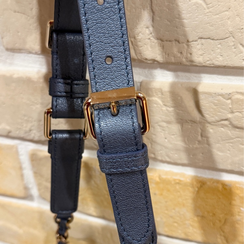 Chanel 腰包/相機包/胸包 珠光金屬藍-10