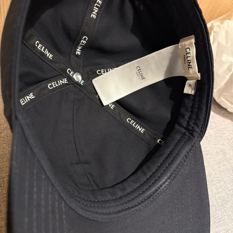 (9成新）Celine logo款棒球帽 黑-5