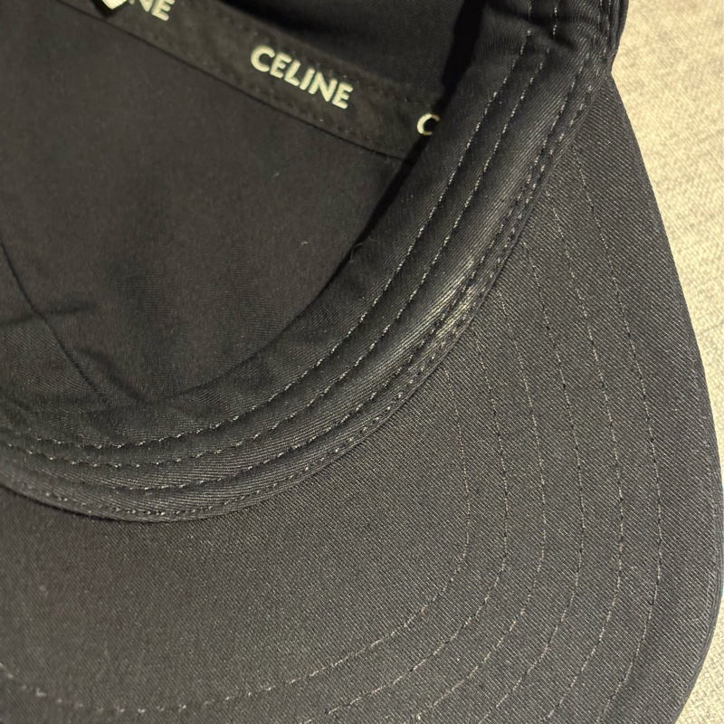 (9成新）Celine logo款棒球帽 黑-6
