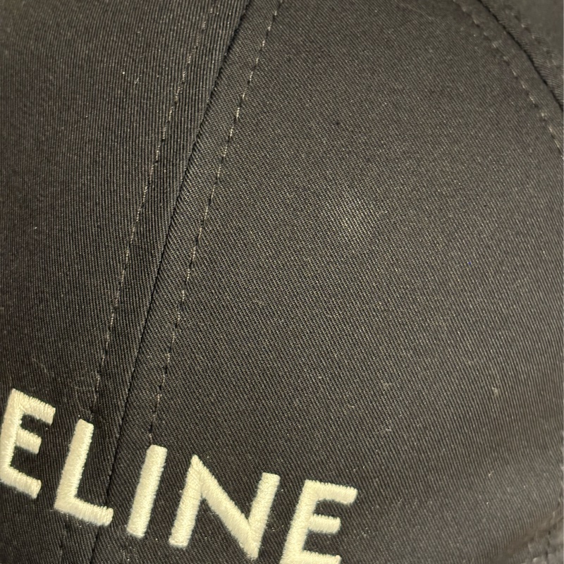 (9成新）Celine logo款棒球帽 黑-9