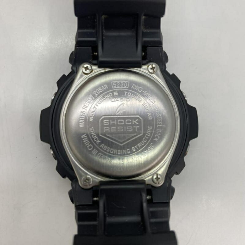 卡西歐 G-SHOCK 太陽能手錶 AWG-M100-1AJF 黑色(無盒子)-4