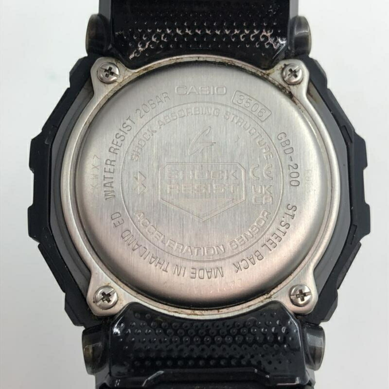 卡西歐 G-SHOCK GBD-200 黑色石英錶-7