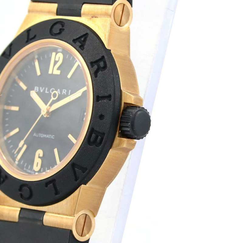 寶格麗 Diagono YG AL32G 自動腕錶-2