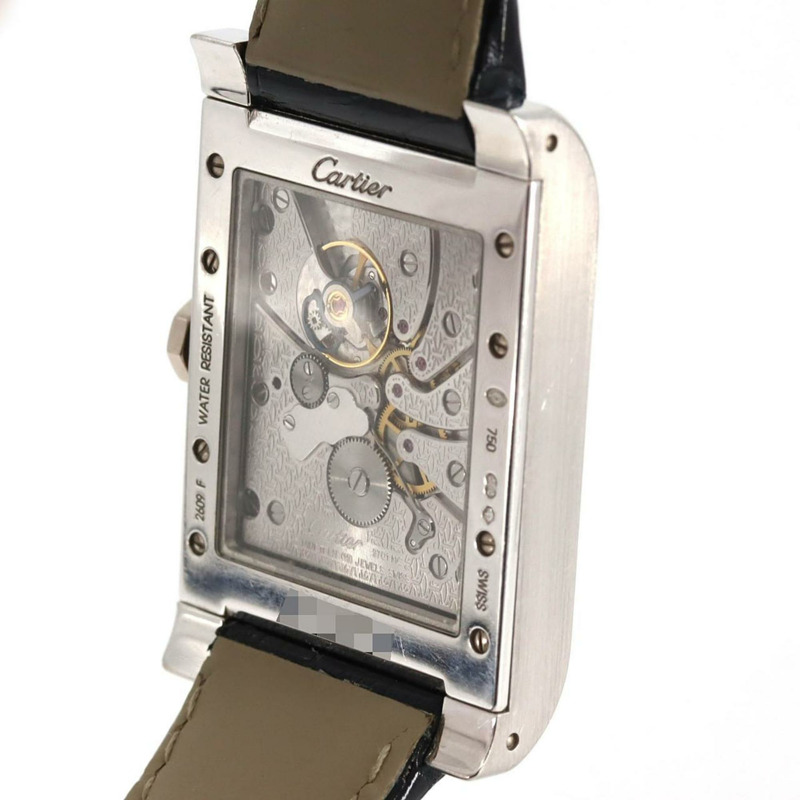 卡地亞 Tank Abyss WG W1540451 手動上鍊腕錶-5
