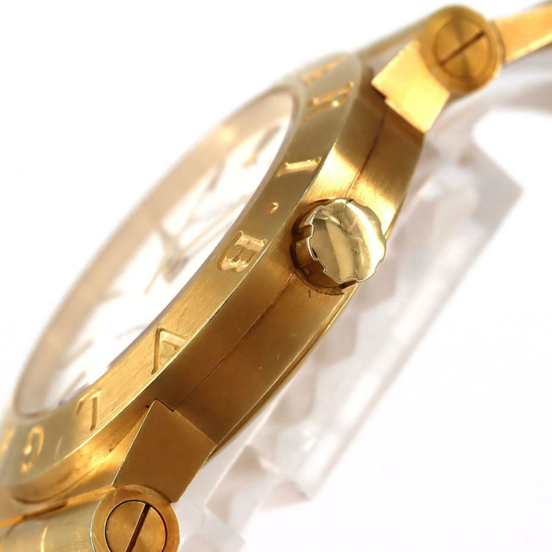 寶格麗 Diagono YG LC35G 自動腕錶-2