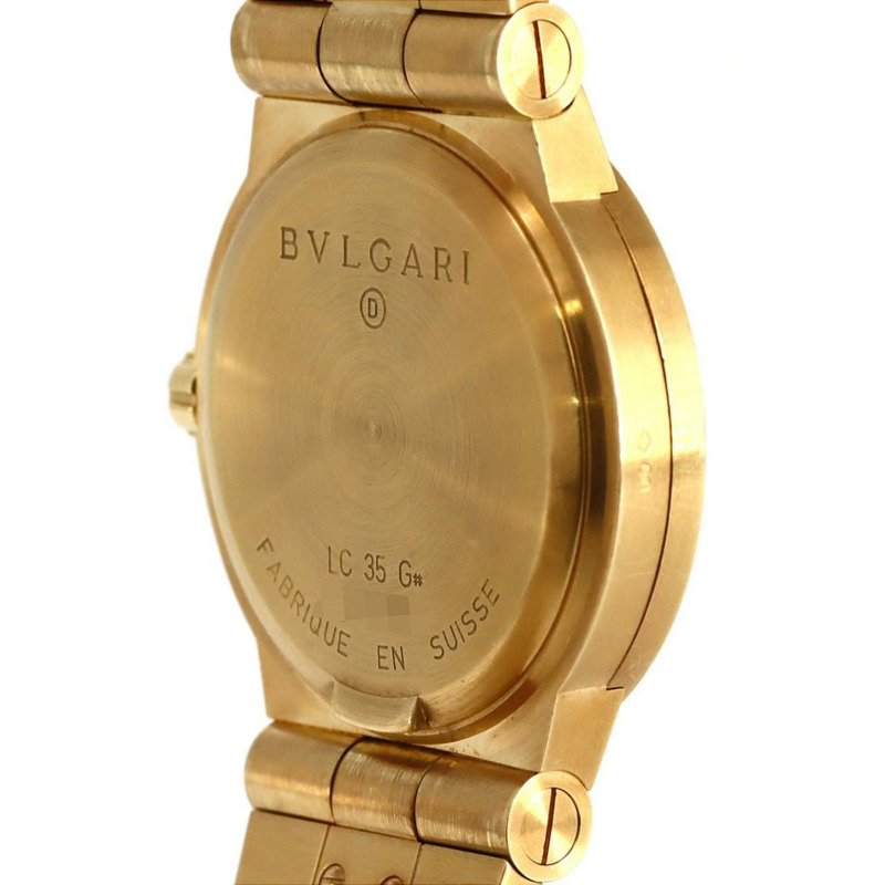 寶格麗 Diagono YG LC35G 自動腕錶-4