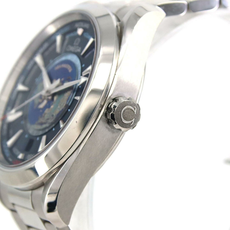 歐米茄海馬系列Aqua Terra GMT世界時腕錶220.10.43.22.03.001不鏽鋼自動腕錶-4