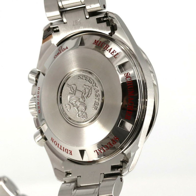 歐米茄超霸系列舒馬克特別版3853.32不鏽鋼自動腕錶-6