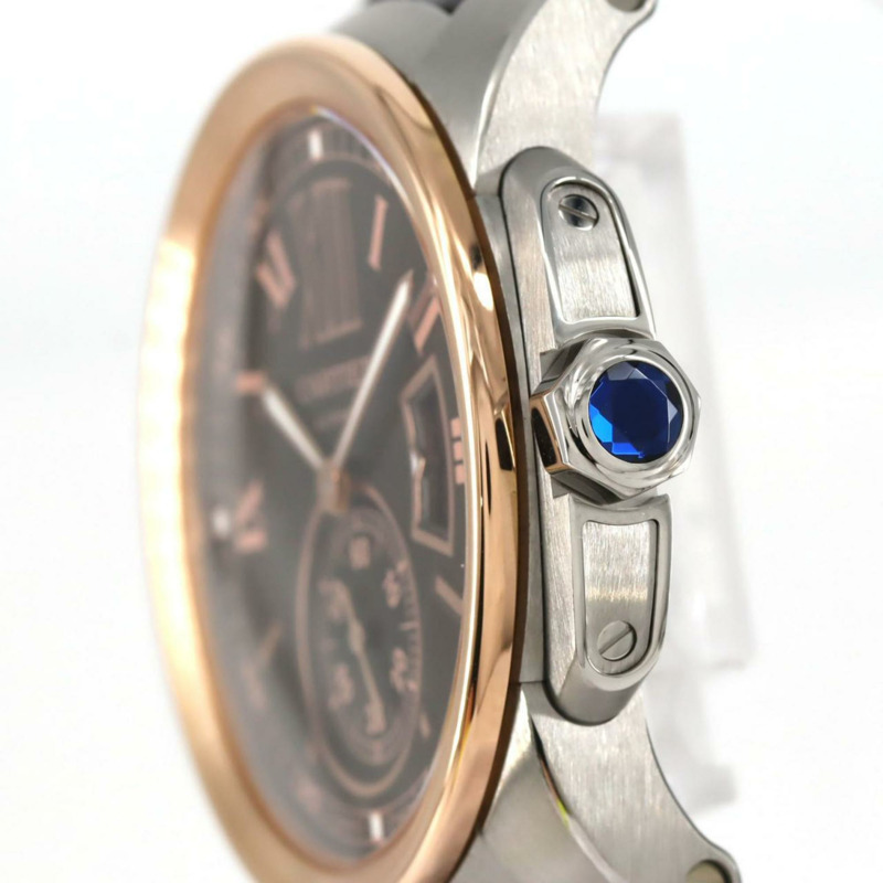 卡地亞 Calibre de LM PG 雙色腕錶 W7100051 SSxPG 自動機械錶-2