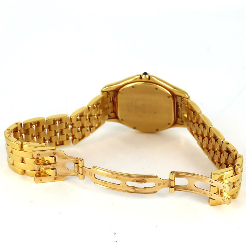 卡地亞 Panthere Cougar YG W25013B9 石英錶-5