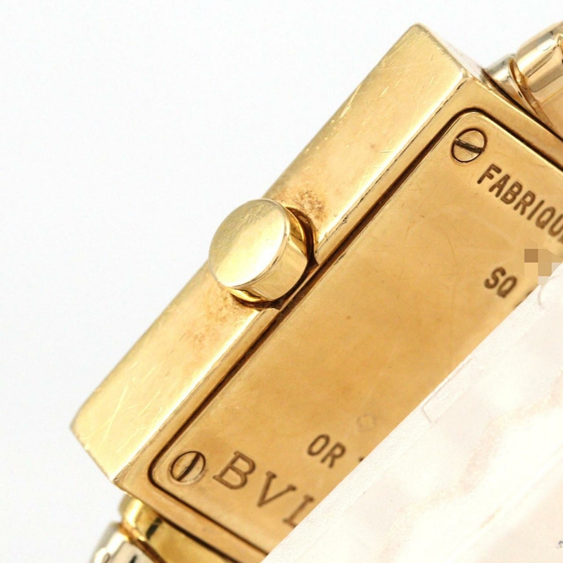 寶格麗 Quadrado YG SQ22 2T 石英腕錶-1