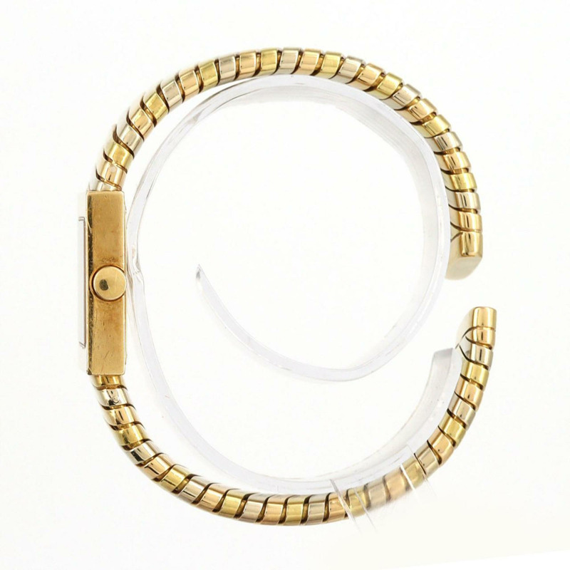 寶格麗 Quadrado YG SQ22 2T 石英腕錶-3