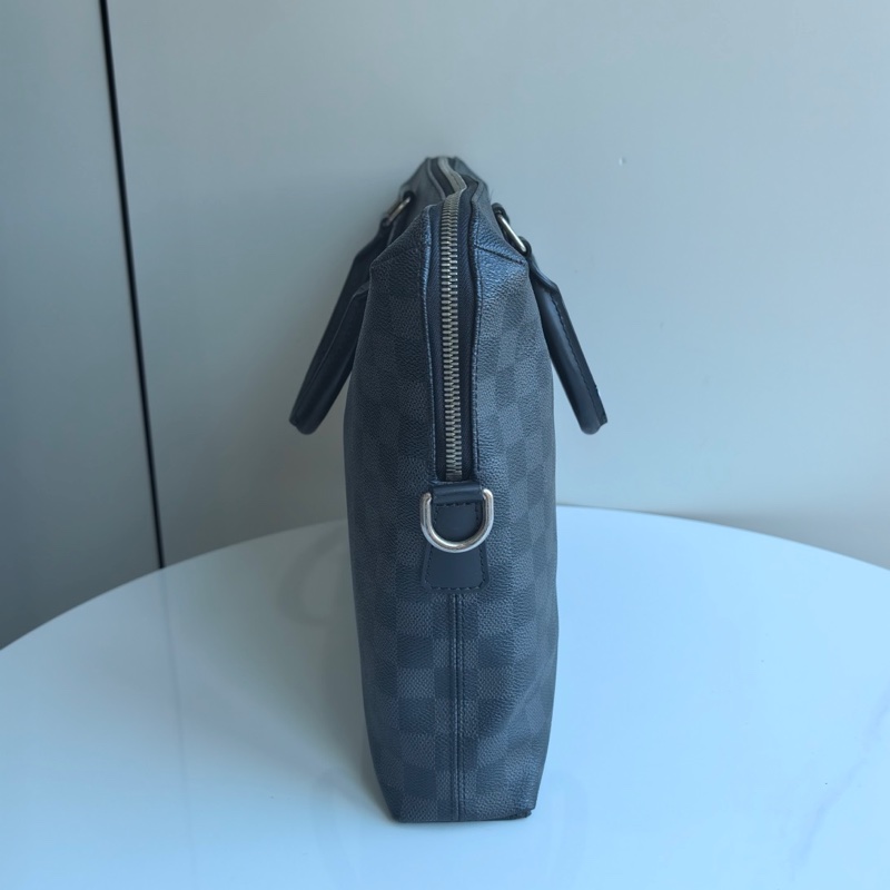 LV/路易斯威登 男士黑棋盤格公文包 成色;98新 尺寸;37*29*6-5