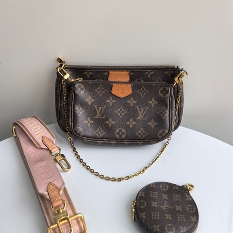 97新lv/路易威登 粉肩帶五合一    尺寸；24*4*13.5