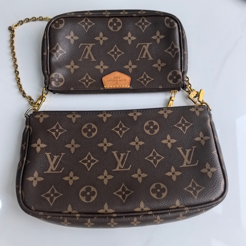 97新lv/路易威登 粉肩帶五合一    尺寸；24*4*13.5-3