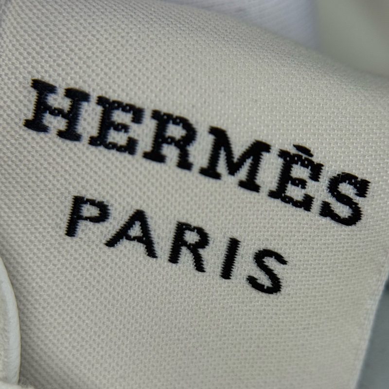 全新HERMES 愛馬仕 男式新款JET德訓鞋 後跟可踩 42碼  藍白拼色-6