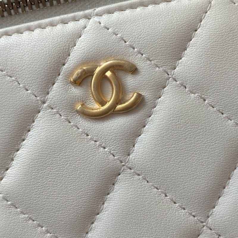 Chanel Lambskin vanity羊皮金球-1