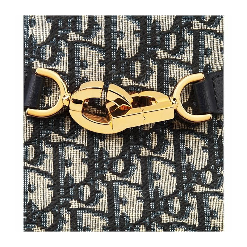 DIOR C'est 中藍色斜紋提花 M2271UTZQ_M928-10