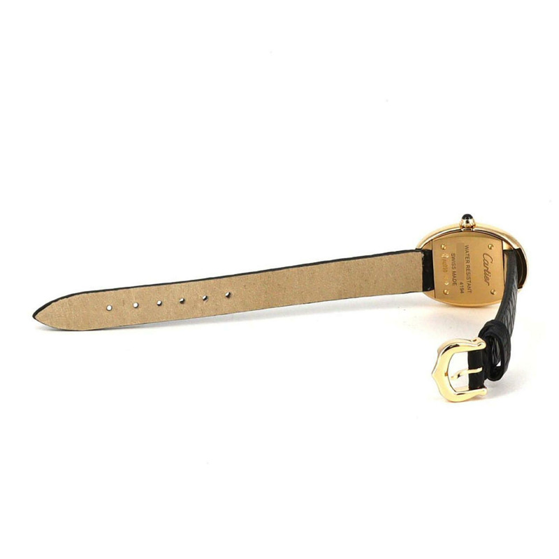 卡地亞 Baignoire SM YG WGBA0007 石英錶-5