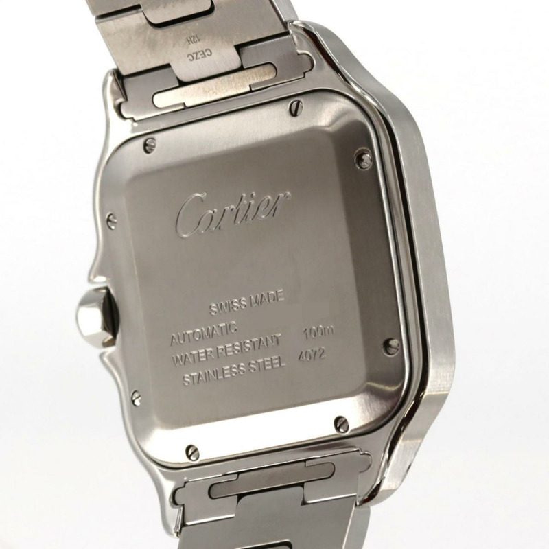 卡地亞 Santos de LM WSSA0009 不鏽鋼自動腕錶-5