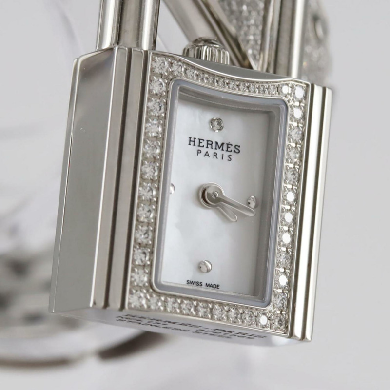 愛馬仕 Kelly D-1P KE4.131 不鏽鋼石英錶-4