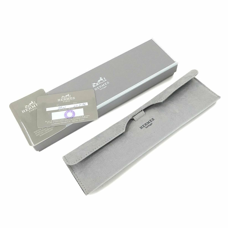 愛馬仕 Kelly 女士腕錶,白色和紅色石英錶盤,帶 Cadena 錶帶-1