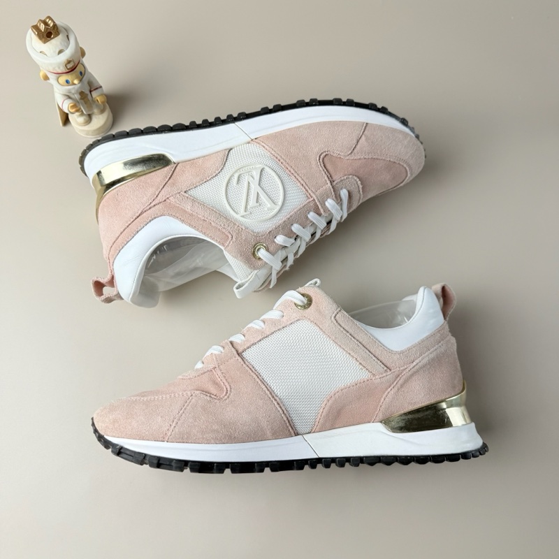 LV/路易威登 Runaway白粉徽標老爹鞋 37碼 95新 品相完美-3