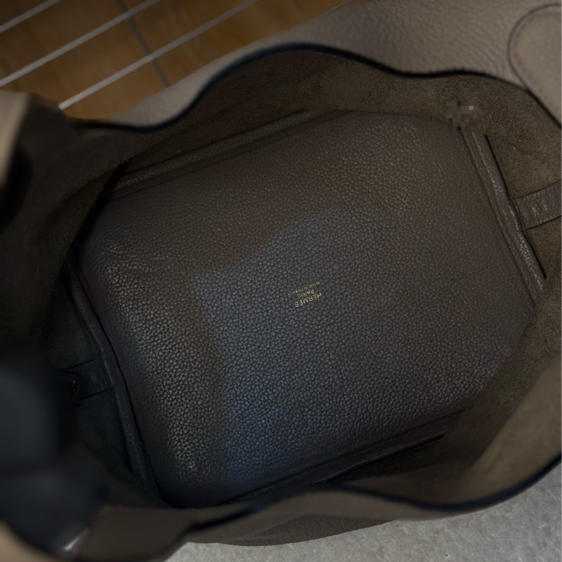 Hermes Picotin 22 斑鳩灰菜籃子-10