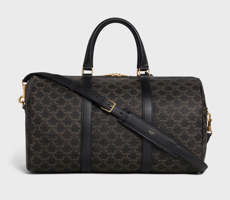 全新Celine 標誌印花中號旅行袋 行李袋-1