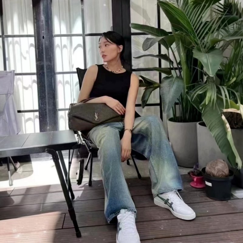 🎉新品好折扣✨Saint Laurent 777399 YSL 大款 Calypso 粒面小羊皮包 黑色-7