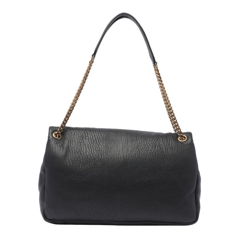 🎉新品好折扣✨Saint Laurent 777399 YSL 大款 Calypso 粒面小羊皮包 黑色-14