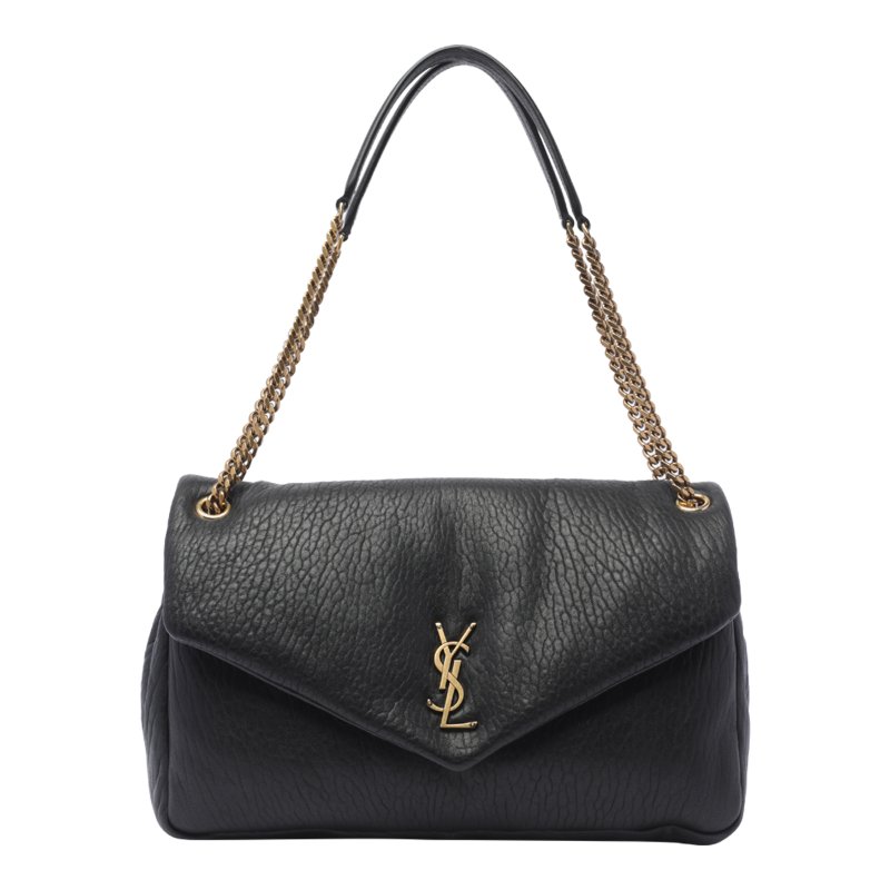 🎉新品好折扣✨Saint Laurent 777399 YSL 大款 Calypso 粒面小羊皮包 黑色-16