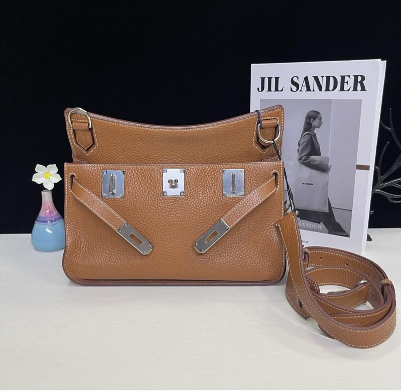 愛馬仕99新吉普賽 Jypsiere 28 37金棕色 TC皮 X刻 銀扣-0