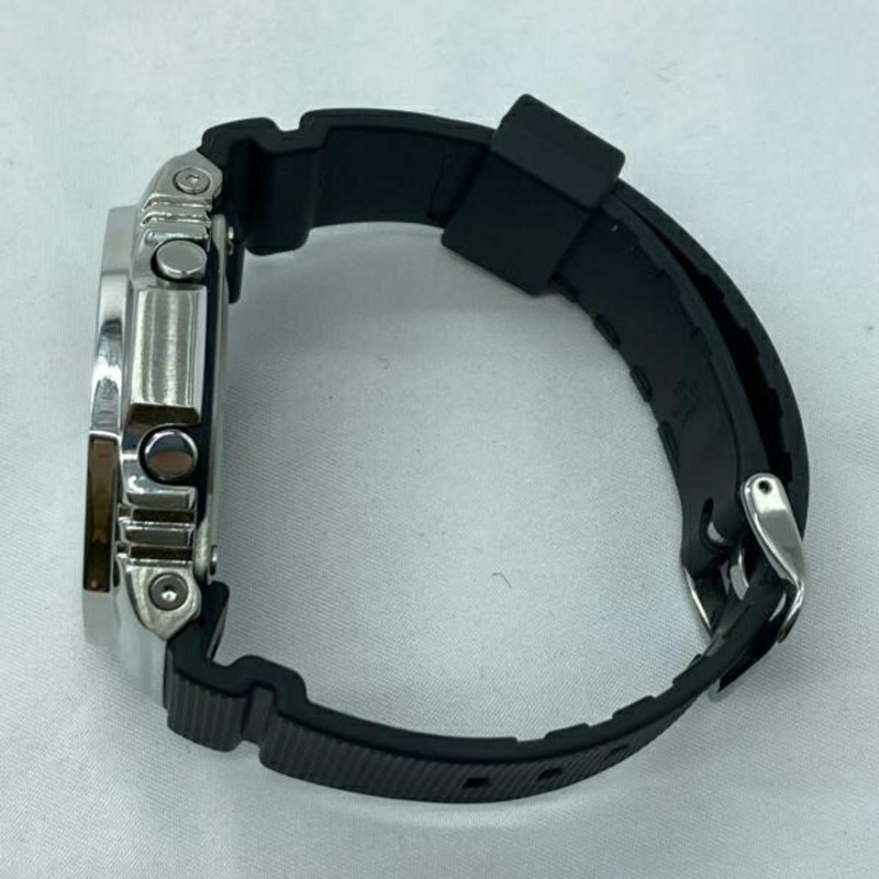 卡西歐 G-SHOCK 手錶 GM-2100-1AJF G-Shock 金屬錶圈 銀黑色-4