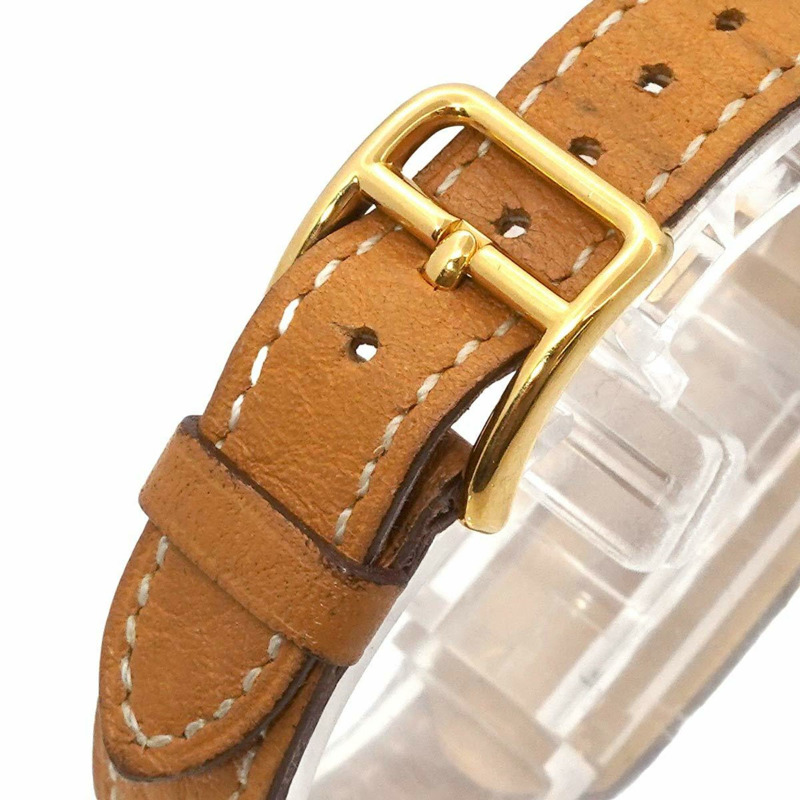 愛馬仕 Kelly 女士腕錶，金色石英錶，配 Cadena 錶帶-7