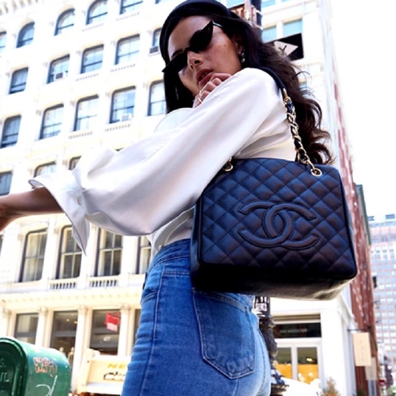 「JL精品代購」9新 Chanel香奈兒PPT Tote單肩包-1