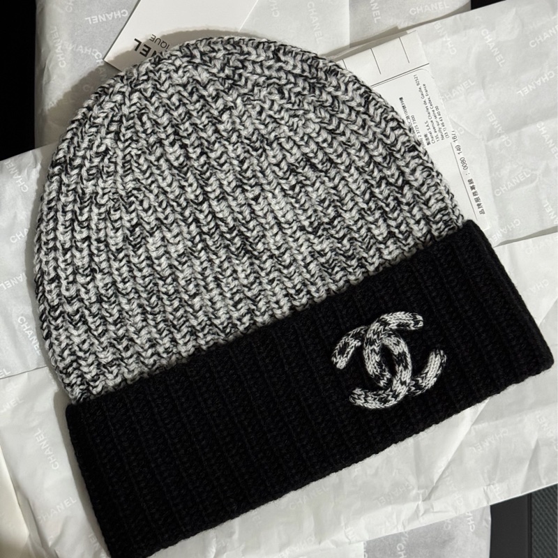 全新Chanel 24A毛帽-0