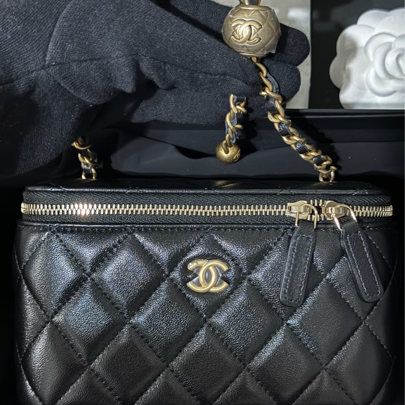 全新Chanel 24K金球長盒子-1